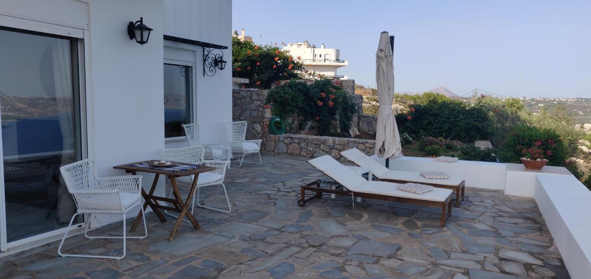 Panoramic Seaview Holiday House Souda Exterior photo