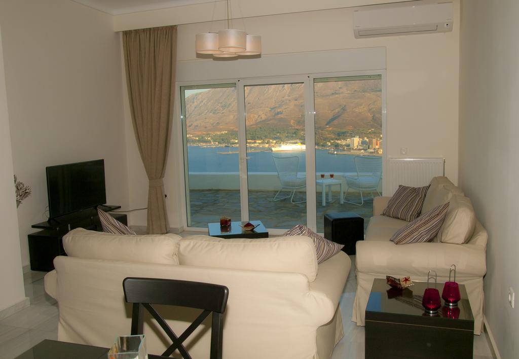 Panoramic Seaview Holiday House Souda Exterior photo